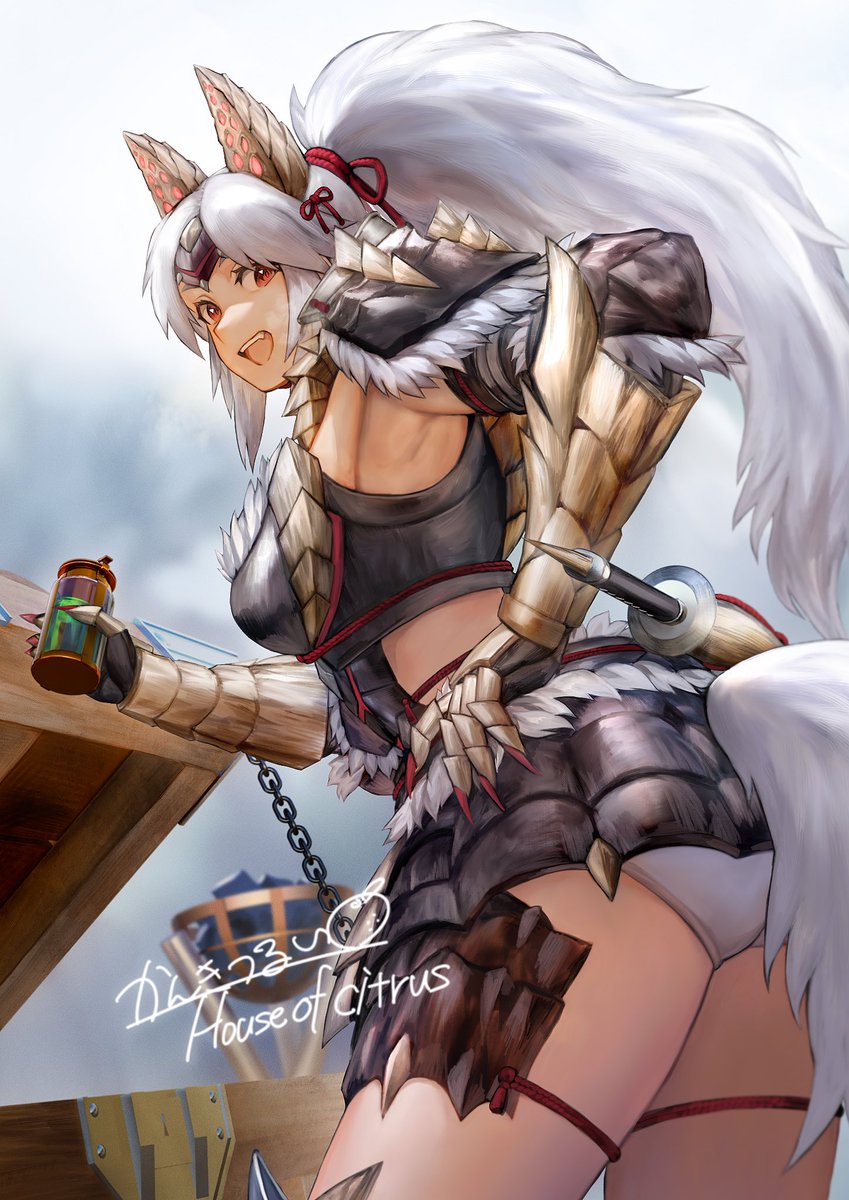 House_of_citrus's tweet image. #今年も残りわずかなのでお気に入りの４枚を貼る
モンハンだとこの4枚🍖