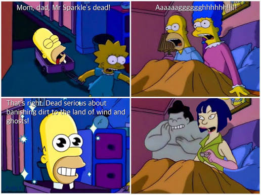 simpsonsfeed's tweet image. There's your answer, fish bulb. 

#thesimpsons