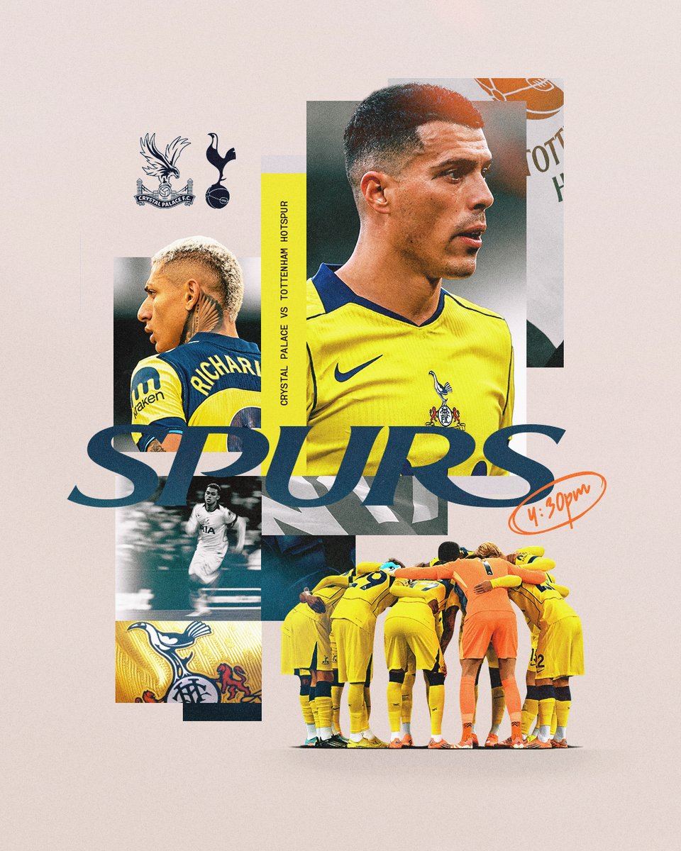MATCHDAY 💛

🆚 Crystal Palace
🏟️ Selhurst Park
🏆 @PremierLeague
⏰ 4.30pm GMT