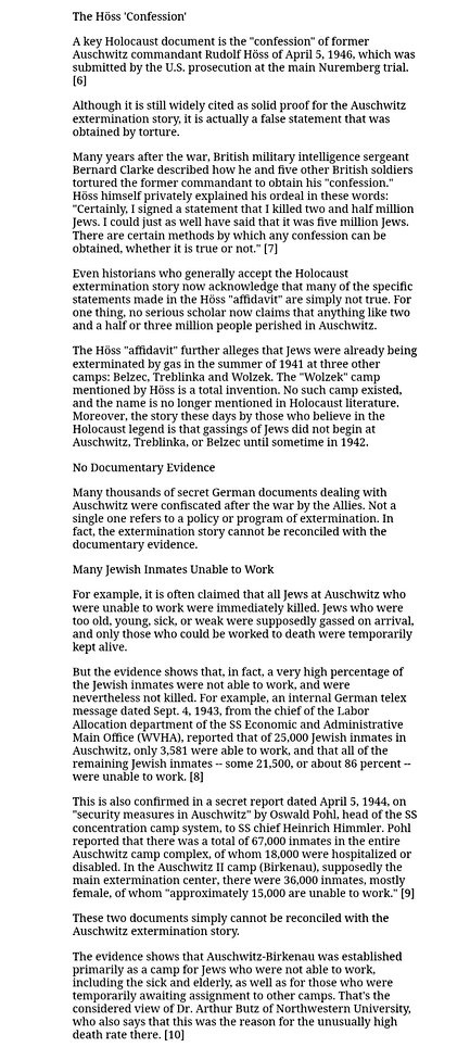 ObserverR8's tweet image. There are also eyewitnesses who didn't see anything that resembles the claims at Nuremberg where witnesses were tortured. The claims about camps in Germany had to be retracted. Anne Frank was at Auschwitz-Birkenau Birkenau in 1944. She died of typhus at Bergen-Belsen.