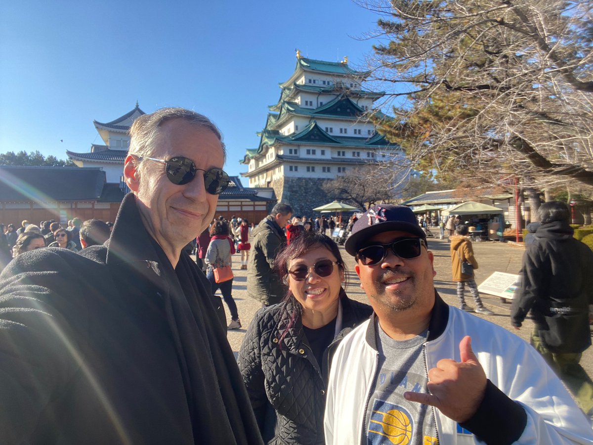 ZIP-FM「RADIO ORBIT」で仕事納めしてから、ダッシュ💨で名古屋城へ