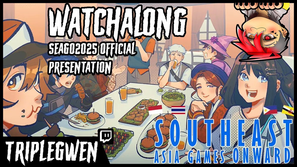 Will be streaming at 6pm GMT+8 to chill abit before we watch #SEAGO2025 official presentation!
See yall soon!!

<a href="/SEAGamethetic/">South East Asia Game Aesthetic</a> <a href="/PlayPrimeShow/">PlayPrime</a> <a href="/VirtualSEAsia/">Virtual SEAsia</a>