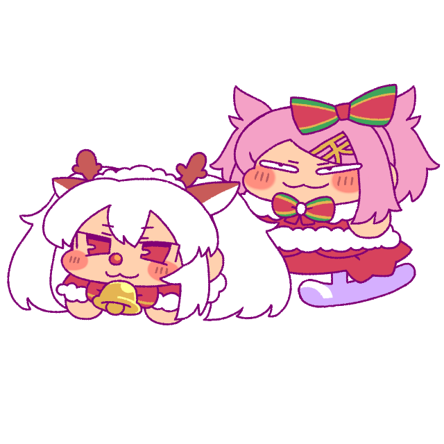 正月絵(アニメシヨン素材)描いてるわよ 