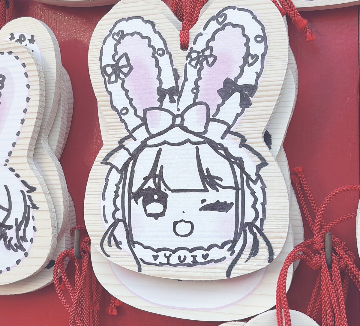 絵馬に唯ちゃん描いてきた⊂( ・ω・ )⊃✨