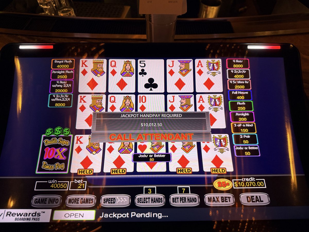 GTFOH 10x 🤑🤑🤑
Thanks <a href="/redrockcasino/">Red Rock Casino Resort & Spa Las Vegas</a> 
#RoyalFlush