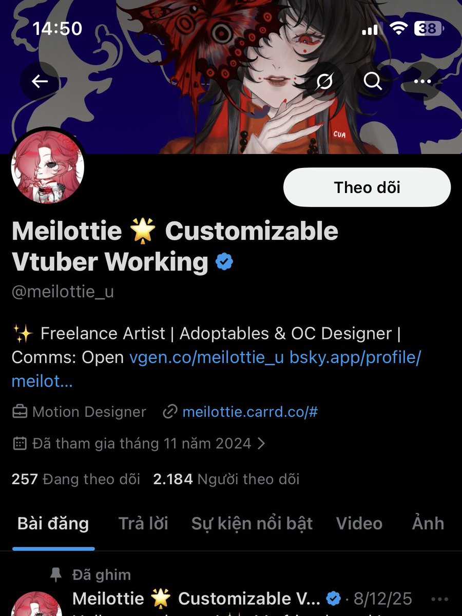 WARNING ‼️‼️

A callout post for <a href="/meilottie_u/">Meilottie 🌟 Customizable Vtuber Working</a> because of her poor services and intended to bypass the Vgen system:

docs.google.com/document/d/1_2…

Thank you for taking the time to read this!

#Vgen #VGenComm #commission