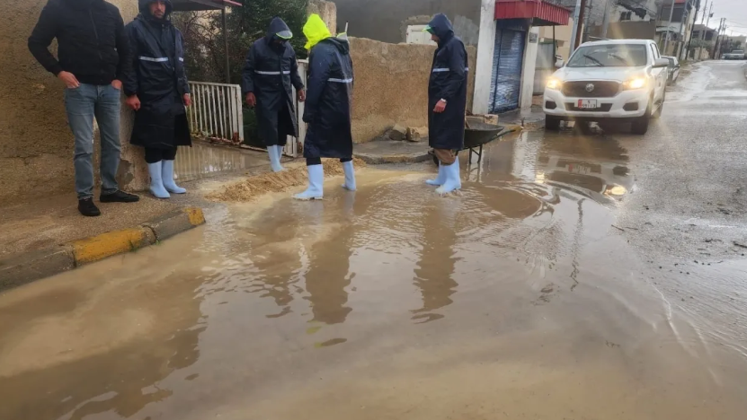 بلدية الكرك: ليلة طويلة مرت على المحافظة 