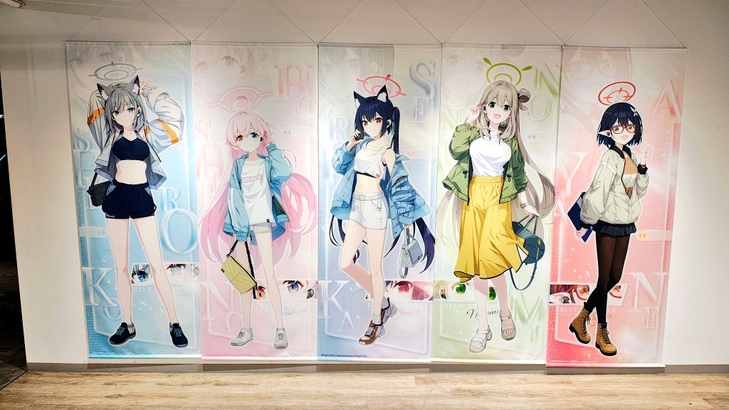 ブルアカ POP UP SHOP at 渋谷モディ アクスタとポストカードget