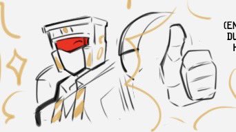 vii_sparks's tweet photo. every time an artist draws a little scrapper with a thumbs up, an angel gains its wings https://t.co/C06l6OFG5R