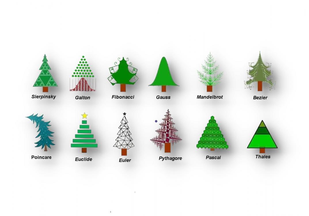 Ёлочки математиков )