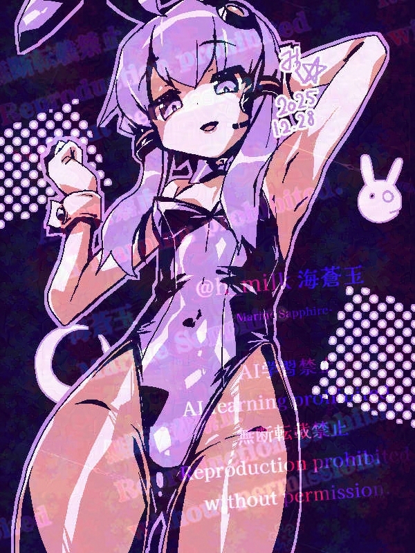 4色のバニガゆかりさん大好き^^ 