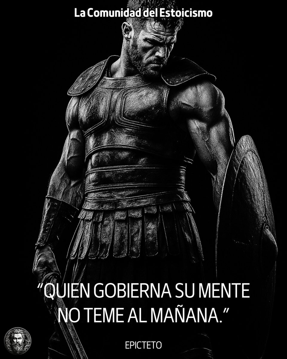 “Quien gobierna su mente no teme al mañana.” — Epicteto

#estoicismo