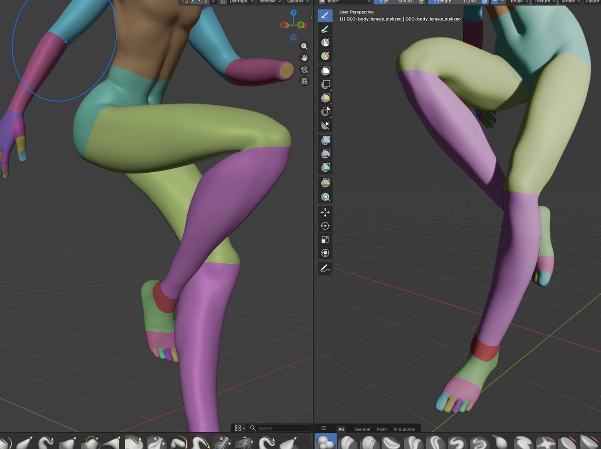 PinkPie_19's tweet photo. Long anime legs #blender #3dart https://t.co/lKRwr8uJ4q