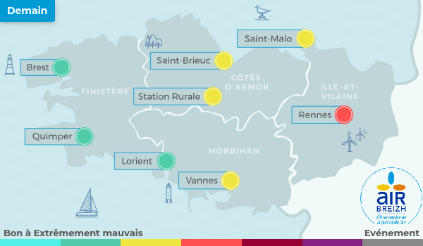 Air_Breizh's tweet photo. Bulletin de l'air du 28/12/2025 pour la région Bretagne.
Retrouvez plus d'informations en allant sur https://t.co/SqqDOXOoux
Pour un indice ATMO sur votre territoire : https://t.co/hekX1XYpiY
#QualiteAir #AASQA https://t.co/LnOyymuJSJ