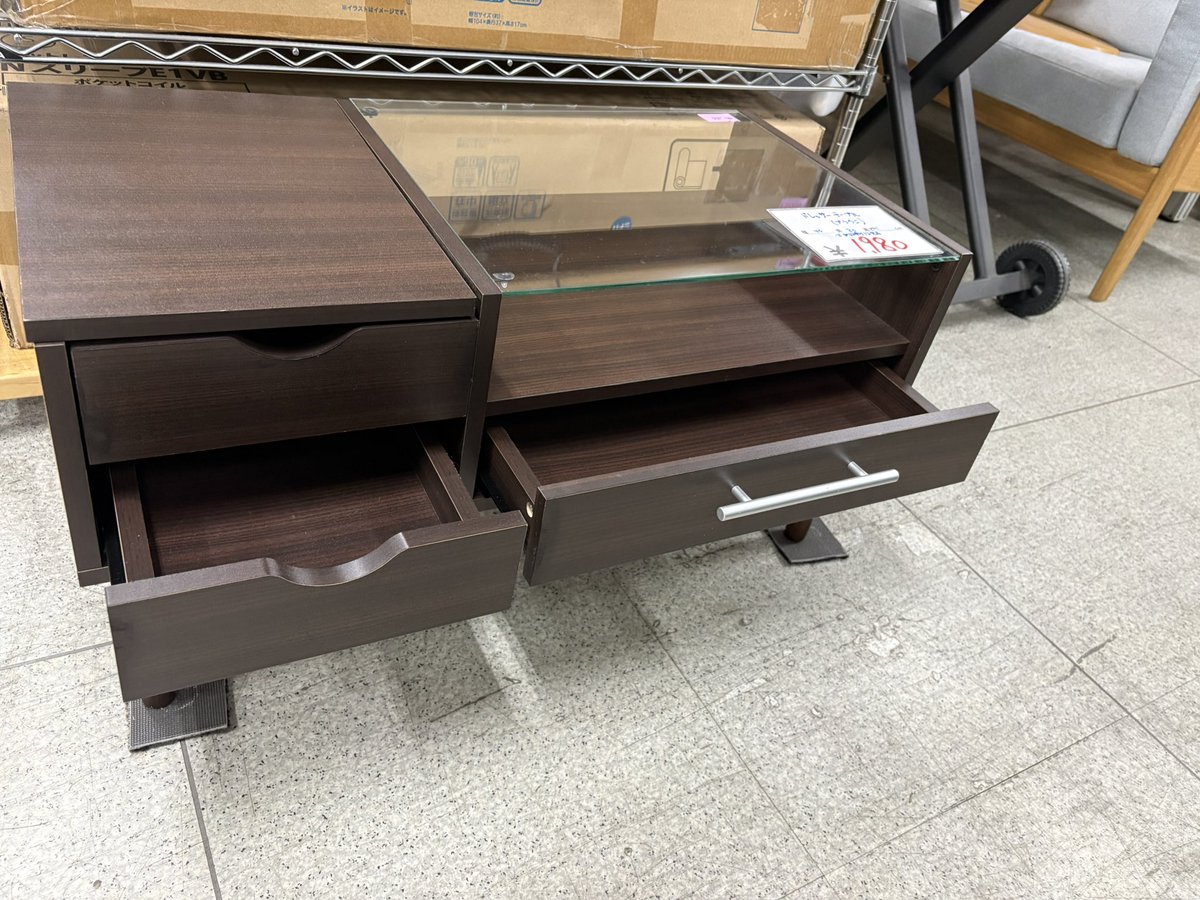 リユースマン倉敷、TVボード、ウォルナット風、