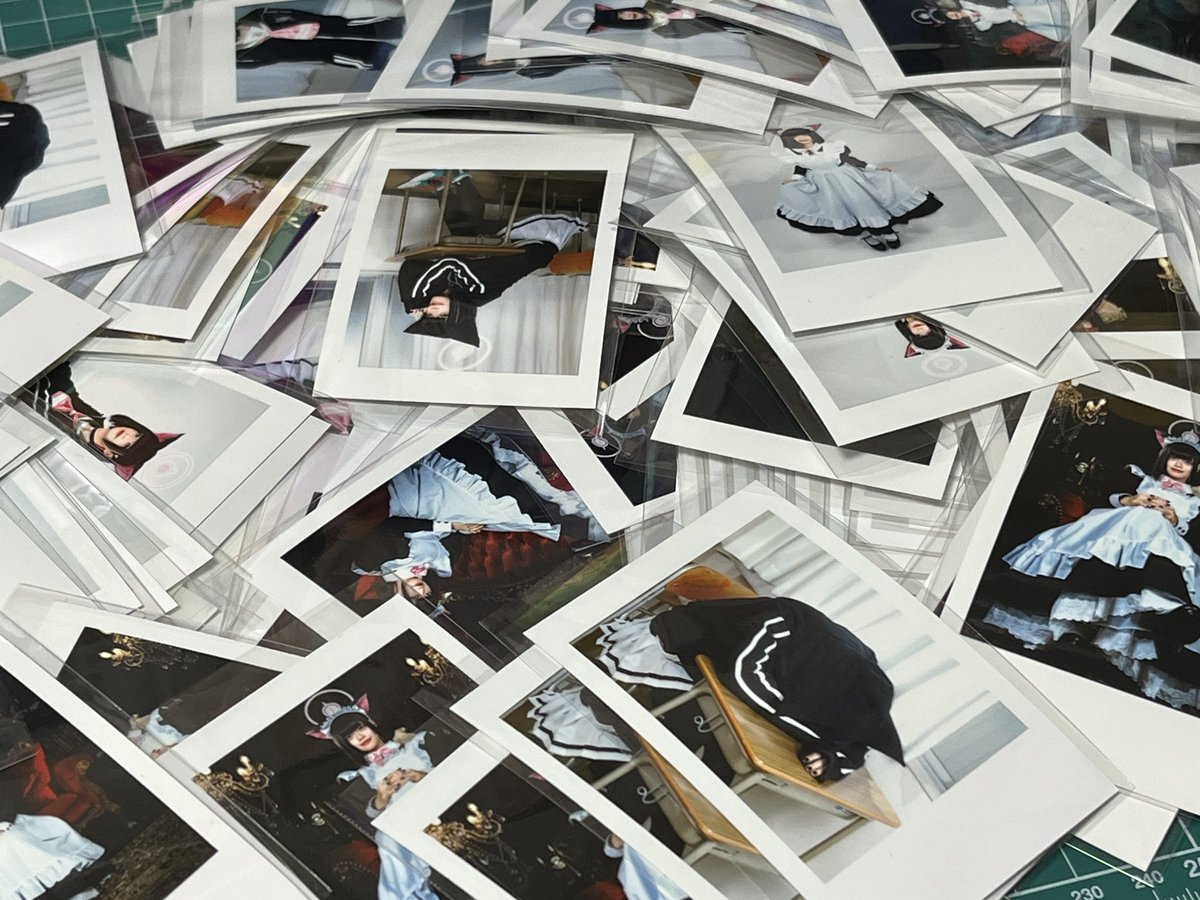 チェキ風写真いっぱい印刷した！ 買ってくれるとぶらふまは喜びます！