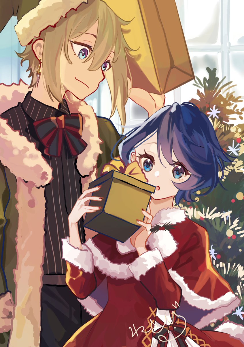 #水星の魔女　#絵描きさんと繋がりたい 　#MerryChristmas2025 　５ノレ。クリスマス遅刻、