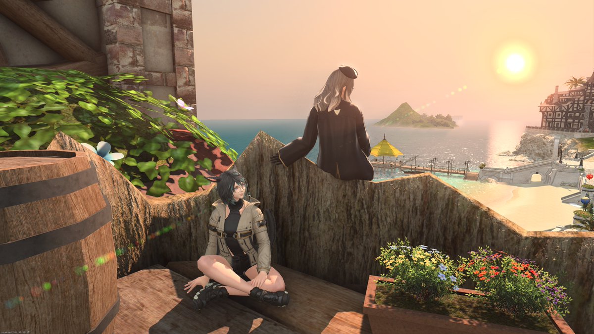 pyroxgame's tweet image. Two ERBS retirees chilling at the FC house 
【=◈︿◈=】
@BonusGarrison