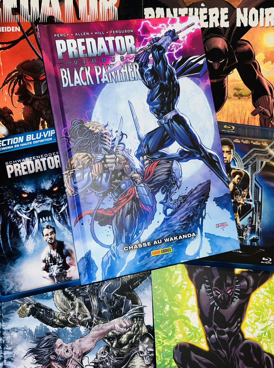 fisto_sr's tweet photo. 📚🌌🛸👽🌍🐆🦸🏾‍♂️🩸💀
#WeekEndComics en chasse sur les terres wakandaises !
@predator vs @theblackpanther de @Benjamin_Percy, Chris Allen 
@SeanDamienHill &amp;Lee Ferguson chez @paninicomicsfra pour @MarvelComicsHQ &amp; @20thcentury 
Couverture de Ken Lashley
↪️ https://t.co/gfsrbFwJfR https://t.co/iPsKZHzmbW