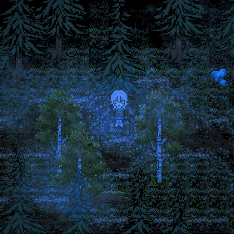 brutal_vap's tweet image. I’ve mentioned this on my alt account before, but I developed an original filter plugin for RPG Maker MV. It allows real‑time color adjustments like this