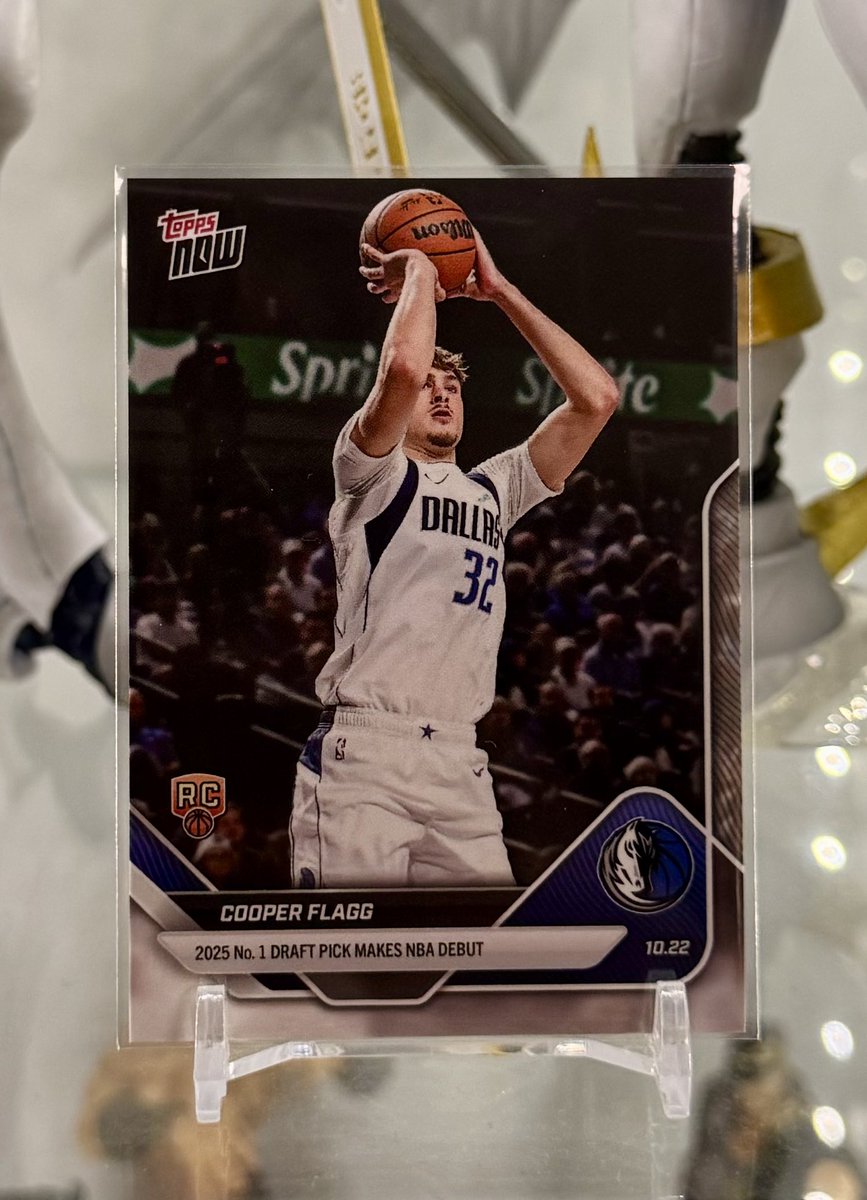 クーパーさま 12月22日 Topps NOW NBA 2025-26 Cooper Flagg Card 6 #クーパーフラッグ #NBAカード