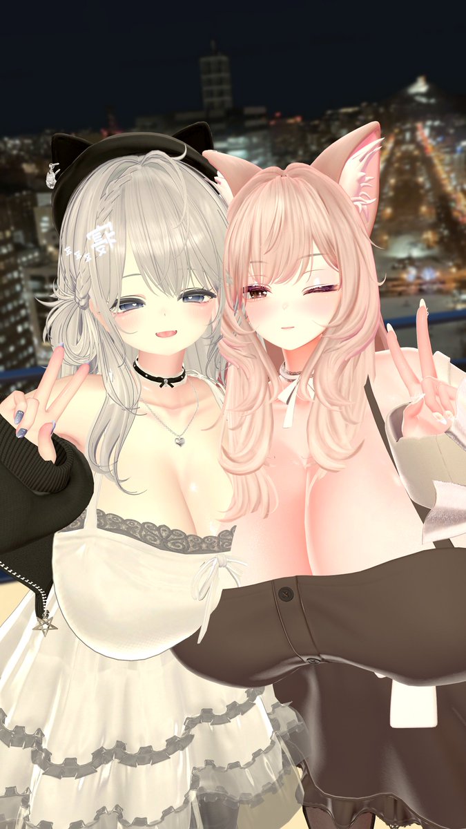 昨日遅くに来てくれたフレンドさんたちと～! 