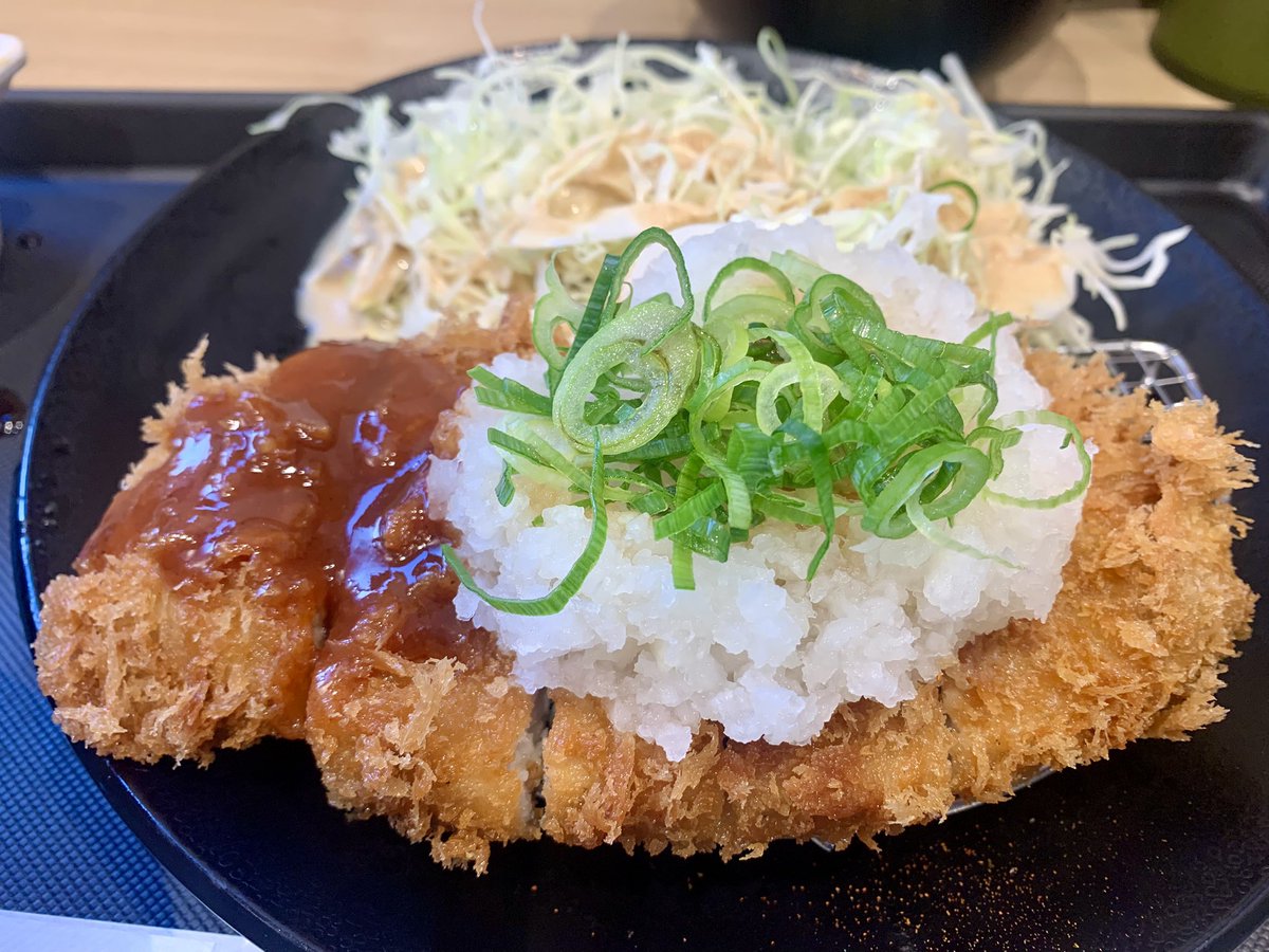 松のや『郡山コスモス通り店』🚗🌬️ 鬼おろしポン酢ロースカツ定食