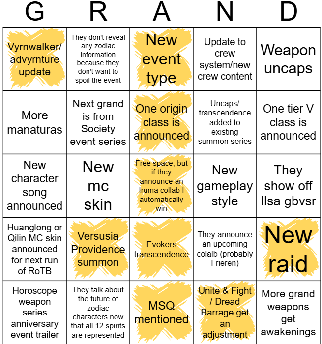 I did end up getting a bingo though. Quite pleasant even if I feel like the news was a bit on the short side