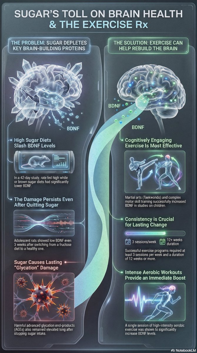 Coming out of a sugar binge over the holidays? The impact last but you can revert effects with exercise - we recapped some studies for you below: