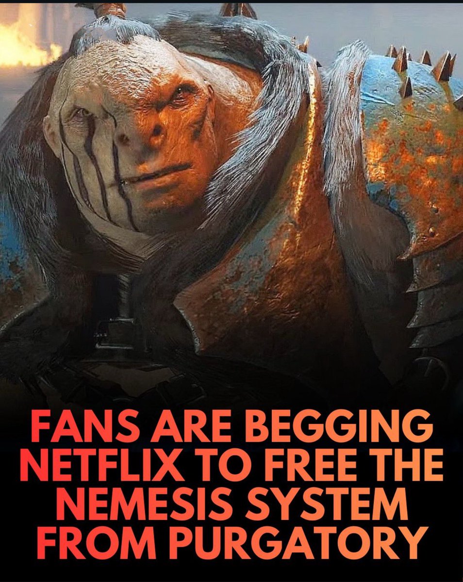 PremierLGaming's tweet photo. Fans are calling for the Nemesis System to return and be freed from legal limbo 🎮
One of gaming’s most brilliant ideas deserves a comeback.
#gaming #videogames #gamenews #gamers https://t.co/LXEU5JDjQA