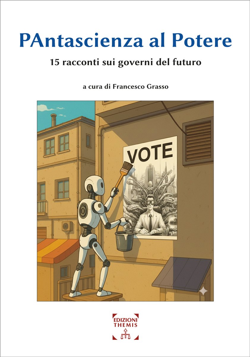 EdizioniThemis's tweet photo. Parlare di #intelligenzaartificiale usando la narrativa: entrambe le antologie contengono 15 racconti che stimolano il lettore a riflettere sui tanti aspetti del digitale. Perchè il futuro distopico raccontato non è poi così lontano! https://t.co/5c9C6oab3Q