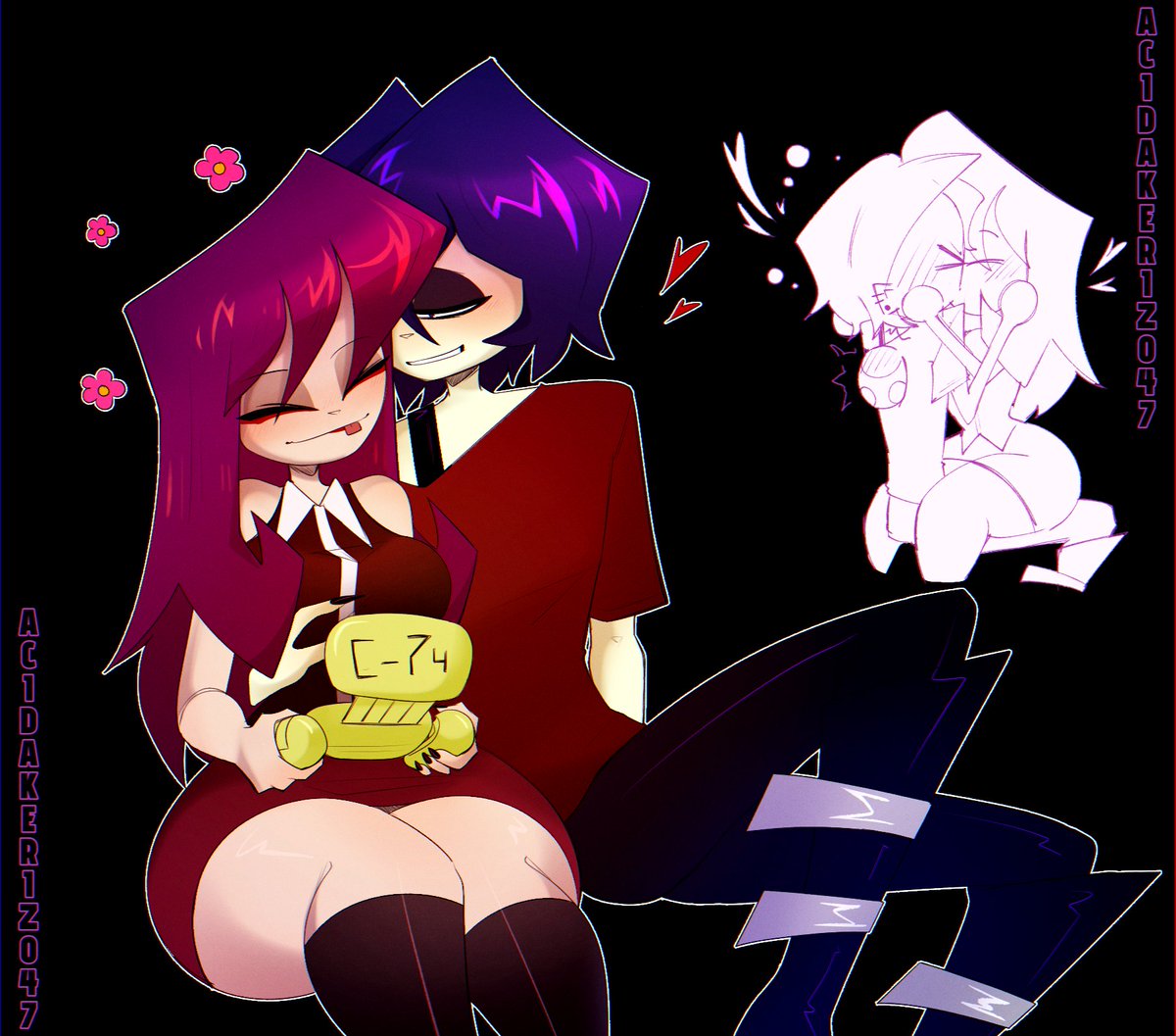 AcidaKerizo47's tweet photo. just a cute goth babygils
#invaderzim #invader_zim #iz #tagr #ArtistOnX https://t.co/BcCzx9xqv8