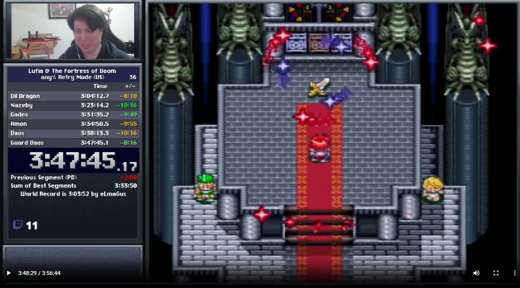 Final boss was a bit of a pain with the forced status effects, but an 8-min PB is still huge progress! Loving the journey thus far!

Improvements include dungeon routing, cleaner menuing, more risks by skipping safety chests &amp; more efficient shopping/gold management.