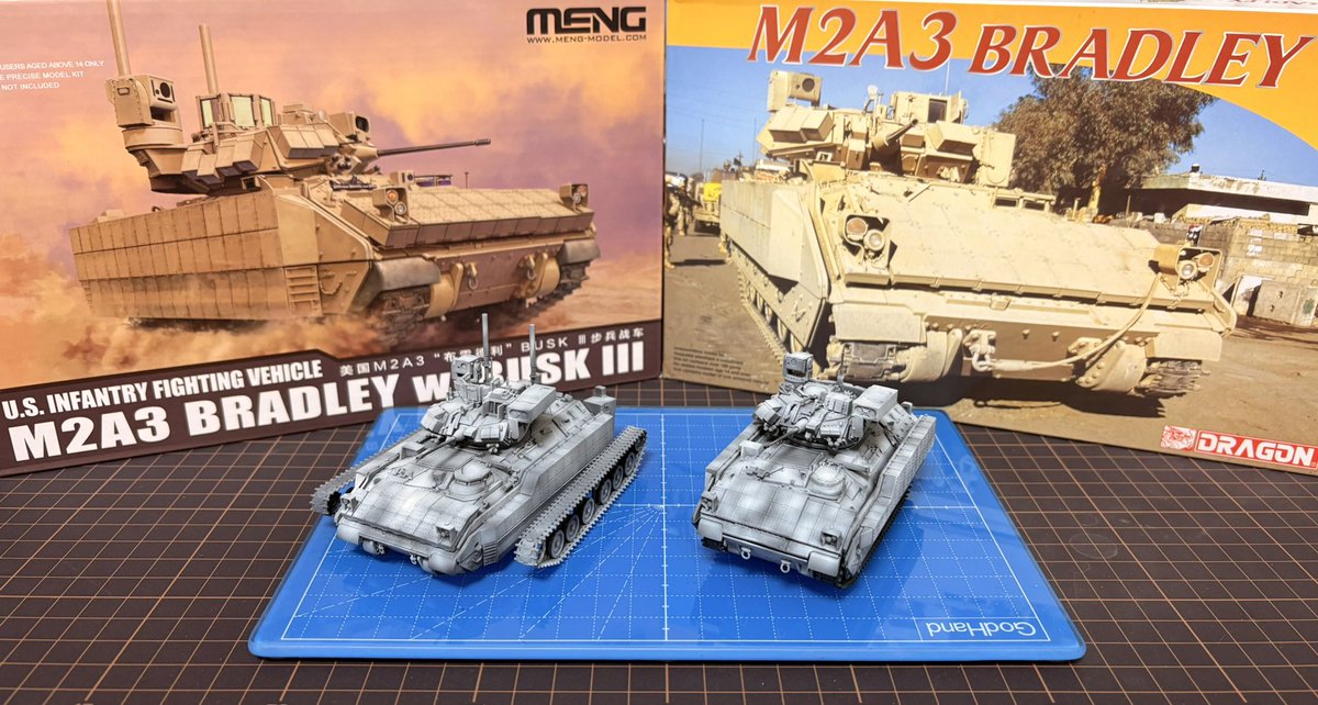 Kickmodels's tweet photo. WIP

1/72 #MENG &amp; #DRAGON
M2A3 BRADLEY https://t.co/3g2HrDLHHy