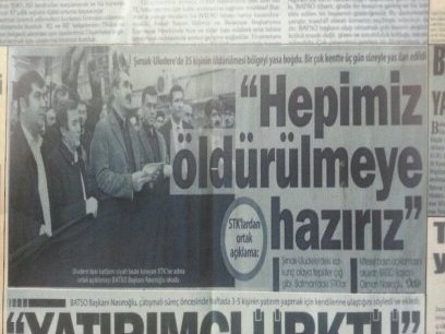 OsmanNASIROGLU's tweet photo. 28.12.2011 Roboski katliamına Sivil toplum kuruluşları adına tepkimiz https://t.co/1zID0c1i71