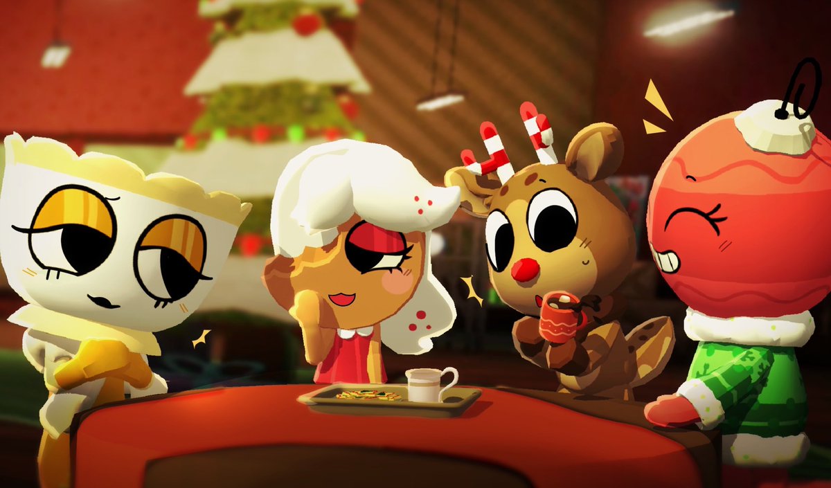 DandyBase's tweet photo. 🚨 Teagan was photographed having a tea party with the Christmas toons! 

Even though the holiday is over, the spirit is more alive than ever here at Gardenview. https://t.co/VbJVriUaxr