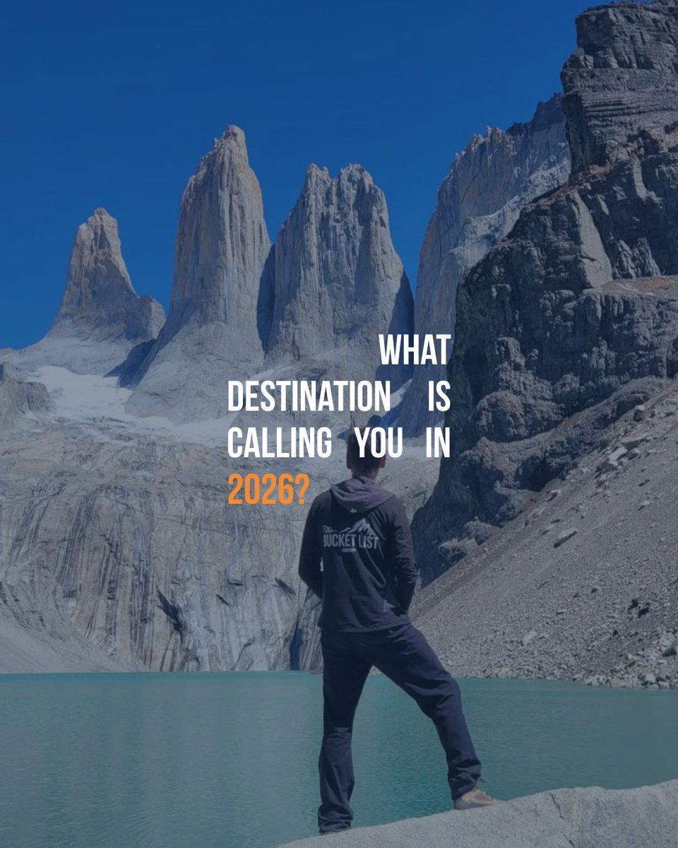 2026 is calling… where will you go? ✈️
With just a £5 deposit and huge discounts, your dream adventure has never been more possible! 

Click below to view all destinations and book now!
thebucketlistcompany.co.uk/adventures/all…