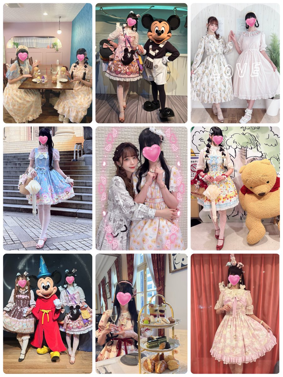 Mayu1118222's tweet photo. 今年もたくさんあそんでいただけて感謝(*ˊᵕˋ* )♡
最推しのみど様にも1年中あちこちで会えていろんなみど様見れて一緒に写真撮れて幸せの極みだったなぁ(❁´ω`❁)
ミッキーにも変わらずコンスタントに会えて幸せ♡
楽しかった～♡

#2025年下半期ロリィタまとめ
#2025年下半期ロリィタコーデまとめ https://t.co/HIko7mbZvO