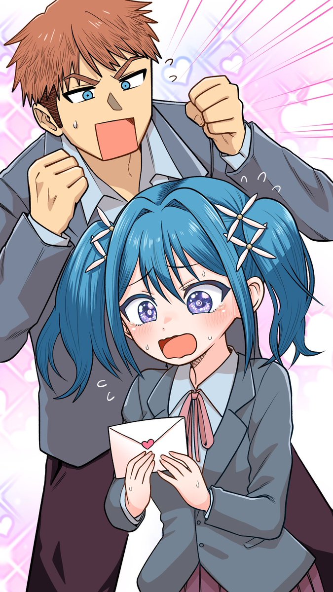 作家友達の庄司さん(@pekatyo )が負けヒロインを勝たせたい‼︎のキャラクターを描いてくれたのでみんな見てくれ…!可愛すぎる!!!!! 