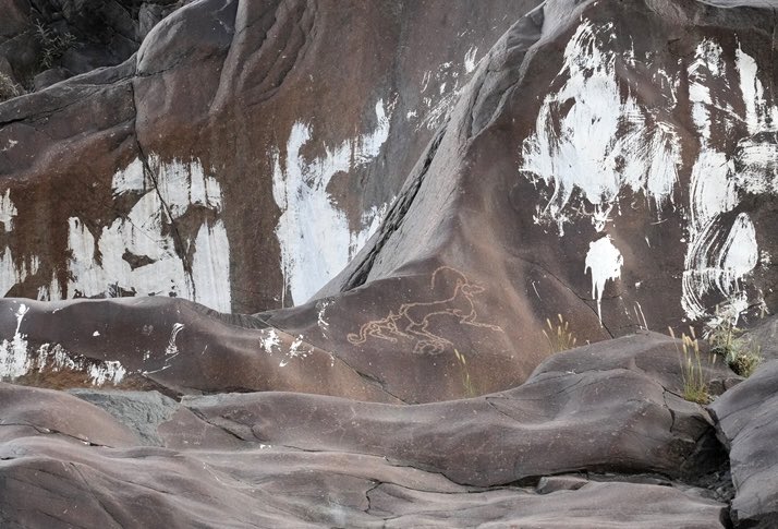 Priceless Hindu and Buddhist heritage sites are being deliberately and ruthlessly destroyed in Pakistan-Occupied-Kashmir !!

There are more than 25000 petroglyphs, inscriptions in the Chilas/Hunza/Shatial areas, and the dating varies from 5000 BCE to 16th century CE. 

As I saw