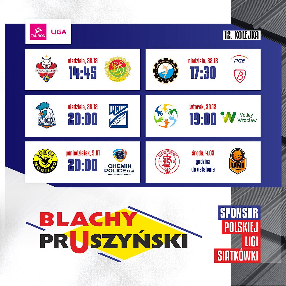 TAURON Liga tweet media