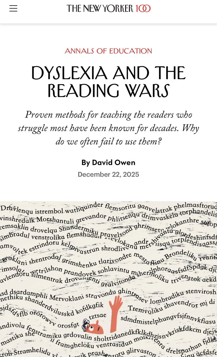 Durante décadas se han usado métodos que enseñan a adivinar palabras por el contexto. The New Yorker. La evidencia es contundente: sin fonética explícita y sistemática, muchos niños fracasan, especialmente los que tienen dislexia.
La buena noticia: lo que funciona para los niños