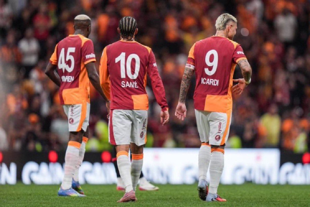 Artık Türkiye’de 3 büyükler denilince akla Osimhen, Icardi, Sane geliyor.