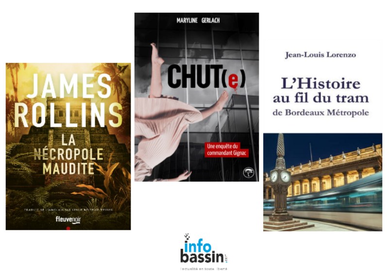 Des livres pour les fêtes! Voir ✍📚infobassin.com/livres-12-25/
Un thriller fantastique au Machu Pichu, un Polar régional, et l'histoire du Tram Bordelais...
#bassindarcachon #livres #livresaddict #roman #polar #thrilleraddict #Patrimoine #bordeauxmaville #bordeaux #bordeauxmetropole