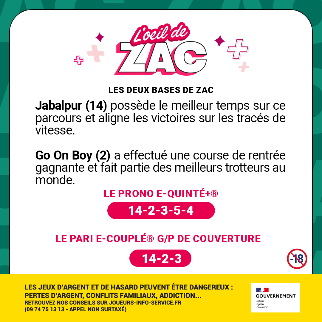 PMU_Hippique's tweet image. ☀ @MathieuZacc est à Paris-Vincennes pour ce nouveau #ZacDimanche !

Au programme, l'étude du e-Quinté+®️ (R1C4) et sa e-Tirelire à 100 000€, du Prix de Tournon (R1C6) &amp;amp; un coup de téléphone à Nicolas Bazire.