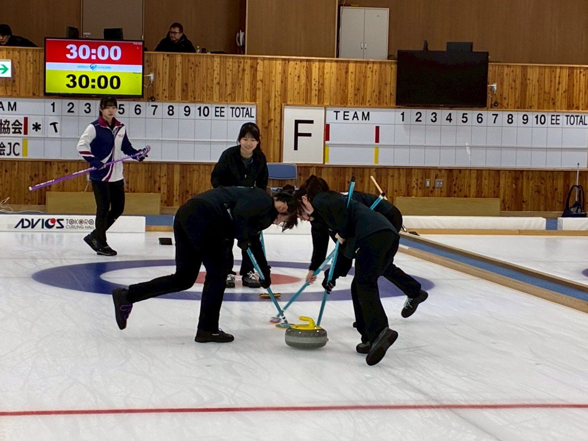 HokkaidoCurling's tweet photo. 競技13🥌結果
男子決勝
名寄ｼﾞｭﾆｱ 3-4 札幌ｼﾞｭﾆｱ
女子決勝
帯広協会 2-9 札幌国際大学
男子3決
北見工業大学 4-5 札幌国際大学
女子3決
札幌協会 9-6 名寄協会JC

#ｶｰﾘﾝｸﾞ
#curling
#北海道ｼﾞ��ﾆｱ選手権大会 https://t.co/Cf3Tl7SKQE