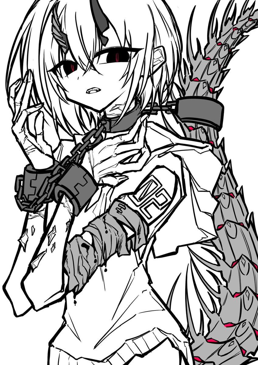 自作で描きました 昔描いた自分でも意味わからん制作過程出てきた