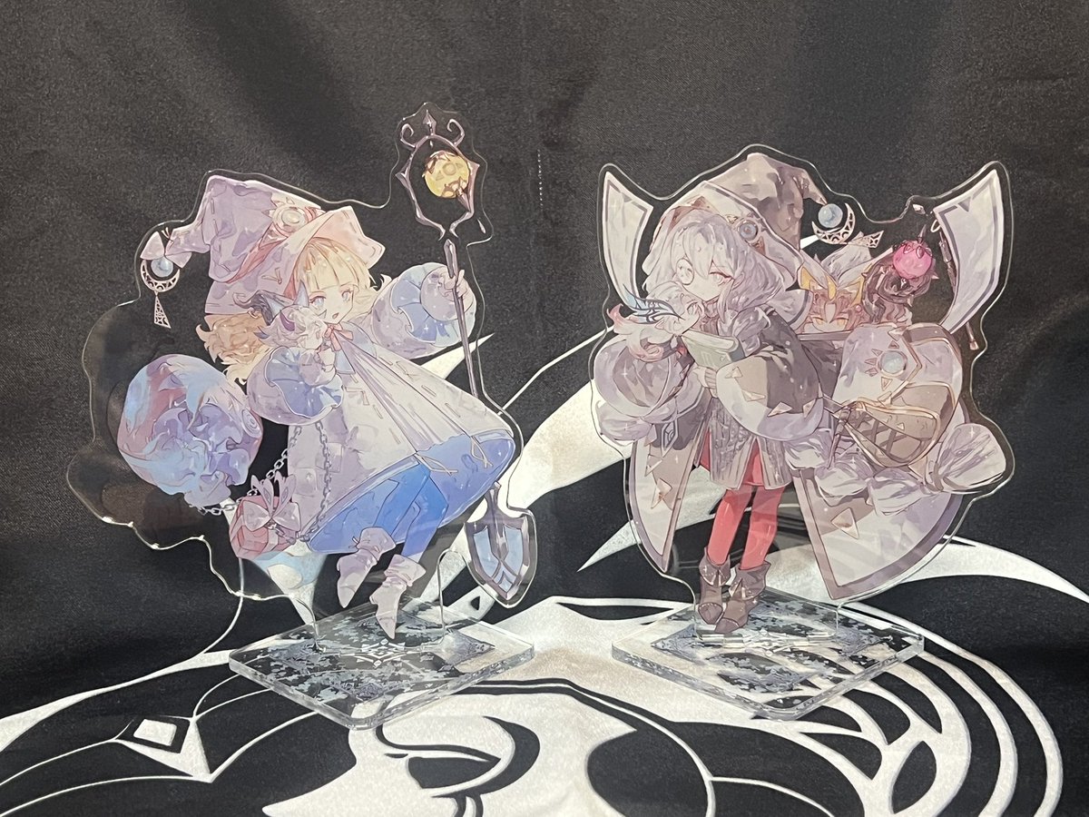 「両面アクリルスタンド: アステーリャ&amp;リゼット」|EATOS@サンクリ2023Spring A09abのイラスト