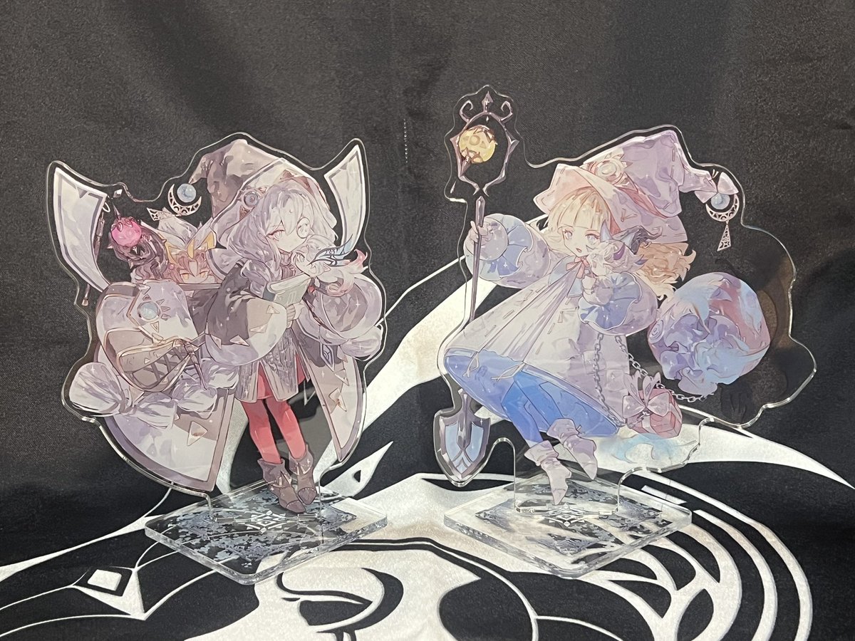 「両面アクリルスタンド: アステーリャ&amp;リゼット」|EATOS@サンクリ2023Spring A09abのイラスト