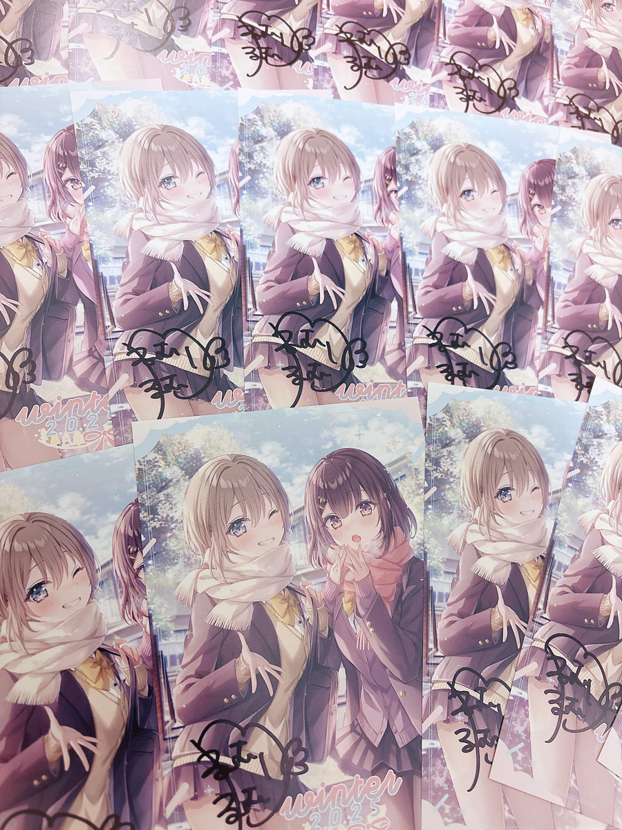 SERRA サイン入りポストカード2種 Amazon | FRUITS ZIPPER 松本かれん ラッフル デジタルサイン入り